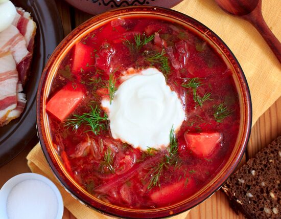 BORŠČS AR LIELLOPU GAĻU